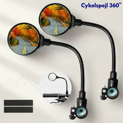 Cykelspejl 360™ | Se hvad der sker bag dig uden at miste fokus fremad