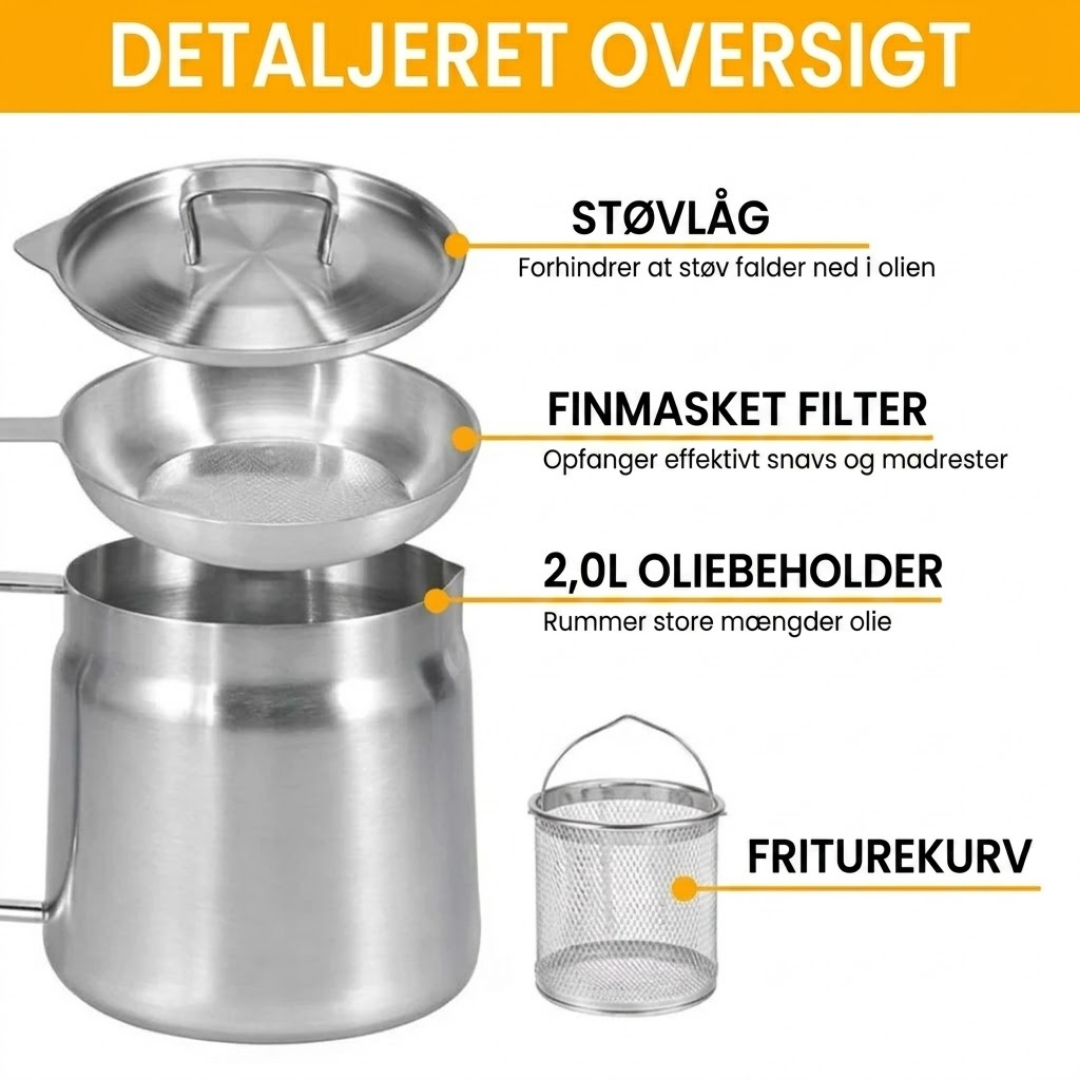 MiniFry Pro™ - Fritér sprødt og lækkert med langt mindre olie!