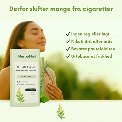 HerbaMist™ | Føl dig socialt komfortabel igen uden lugten af cigaretter