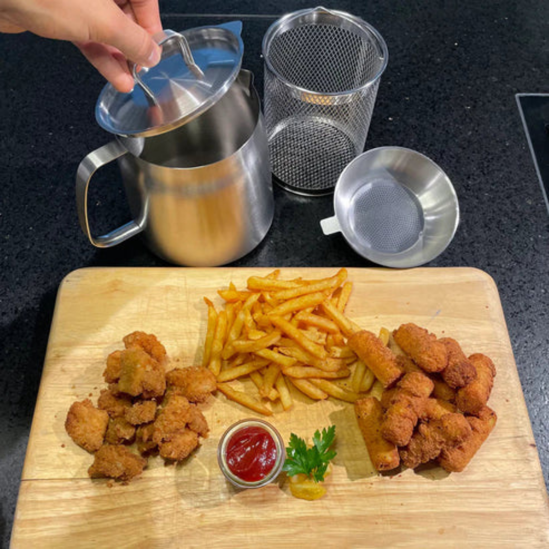 MiniFry Pro™ - Fritér sprødt og lækkert med langt mindre olie!