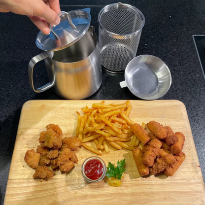 MiniFry Pro™ - Fritér sprødt og lækkert med langt mindre olie!