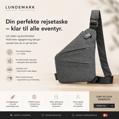 AntiTyv Taske™  - Så du ikke bliver bestjålet igen!