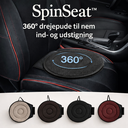 DreiePude 360™ – 360° Drejepude for Nem Ind- og Udgang