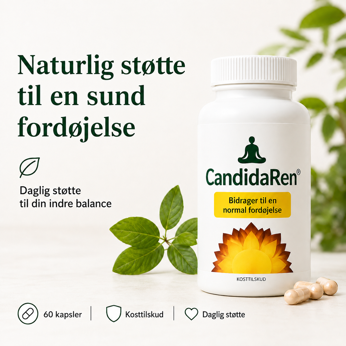 CandidaRen™ | Støtte til en afbalanceret mundflora og normal fordøjelse