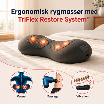 SpineRelief™ Pro - Elektrisk Rygmassager med Varme