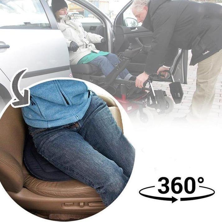 DreiePude 360™ – 360° Drejepude for Nem Ind- og Udgang