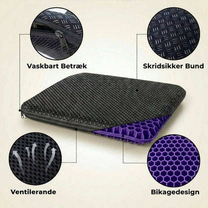 GelPude Comfort™ - Ergonomisk Sædepude