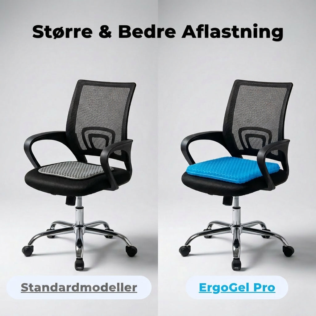 GelPude Comfort™ - Ergonomisk Sædepude
