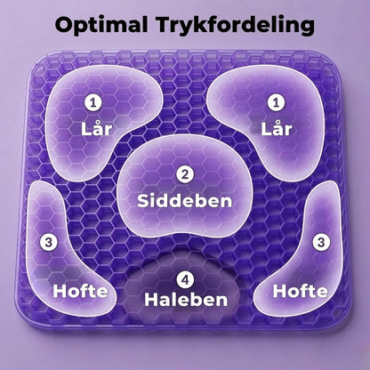GelPude Comfort™ - Ergonomisk Sædepude