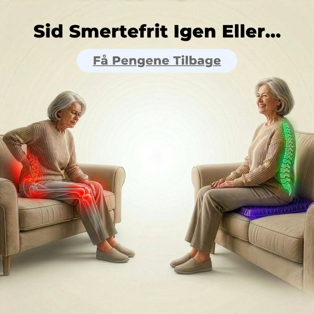 GelPude Comfort™ - Ergonomisk Sædepude